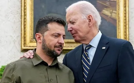 بايدن يتحدث مع زيلينسكي ويعلن عن مساعدات عسكرية جديدة