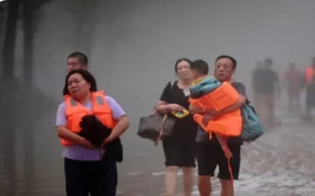 قتلى ومفقودون جراء عواصف ممطرة اجتاحت الصين