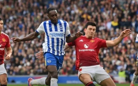 برايتون يخطف فوزاً صعباً من مانشستر يونايتد في الدوري الإنكليزي