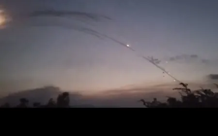 بالفيديو : إطلاق صواريخ من لبنان باتجاه مستوطنات إسرائيلية