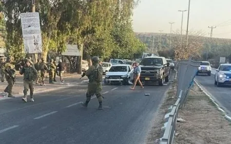 فلسطيني قضى برصاص الجيش الإسرائيلي قرب مستوطنة أريئيل بزعم محاولته تنفيذ عملية دهس