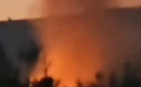 بالفيديو - انفجار طائرة بدون طيار في منطقة بيت هِلل في الجليل الأعلى.