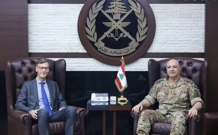 استقبالات العماد قائد الجيش