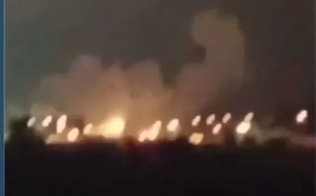 بالفيديو - الانفجار الضخم قرب مستوطنة غوش عتصيون جنوب مدينة بيت لحم