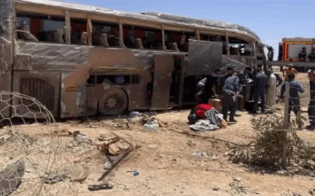 انقلاب حافلة سياحية في ولاية مسيسبي الأميركية