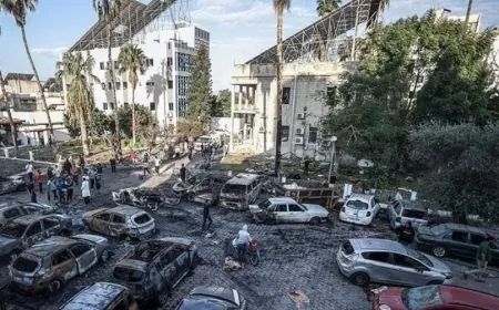 الاحتلال يرتكب مجزرة جديدة.. سقوط شهداء وجرحى بمستشفى المعمداني بغزة