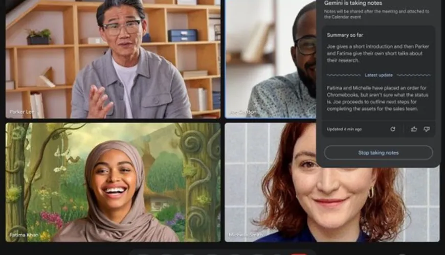 الذكاء التوليدي يدوّن لك ملاحظات الاجتماع في "غوغل مييت"!