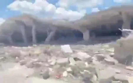 بالفيديو - آثار الدمار الذي خلفته الغارات الجوية المعادية على بلدة ‎كفركلا