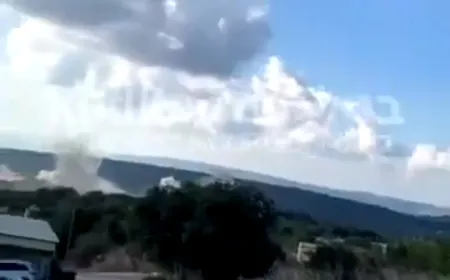 بالفيديو - الرشقه الاخيره على الجليل