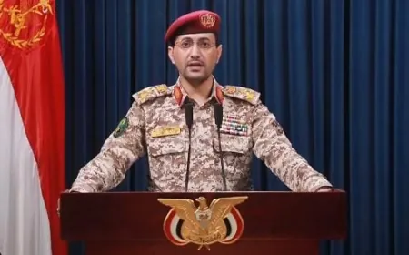 المتحدث العسكري باسم أنصار الله: نفذنا عملية استهدفت سفينة بالبحر الأحمر بعد انتهاكها حظر دخول موانئ فلسطين