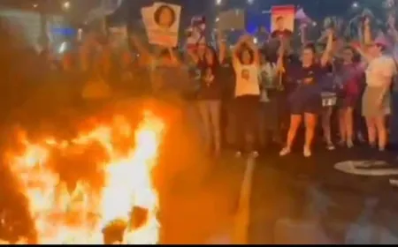 بالفيديو - مواجهات عنيفة بين الشرطة و متظاهرين في تل أبيب