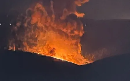 حريقٌ كبير في منطقة جنوبية بسبب القصف.. الصواريخ أشعلت النيران!
