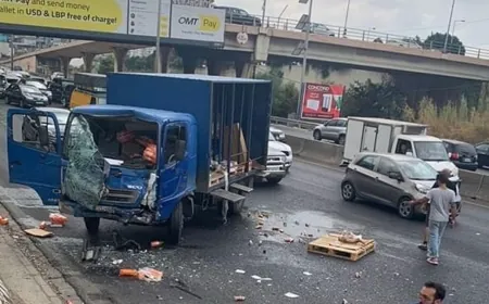 حادث مروع على أوتوستراد ضبية والجرحى بينهم عسكريين