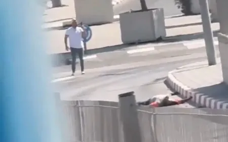 بالفيديو - اللحظات الأولى لتنفيذ عمليه قتل 3 اسرائيلين على الحدود الأردنية الفلسطينية