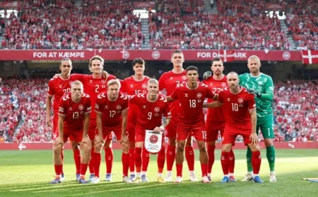 الدنمارك تحقق فوزها الثاني توالياً في دوري الأمم الأوروبية