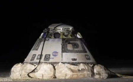 ستارلاينر” تترك رائدين عالقين في الفضاء وتعود للأرض