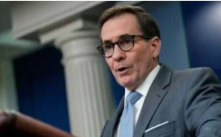 كيربي: التقارير عن سقوط عدد كبير من الضحايا المدنيين في منطقة المواصي بغزة مقلقة للغاية