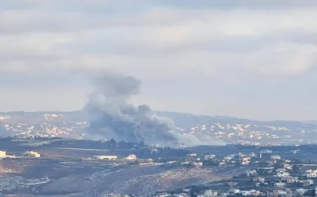 بالفيديو- مقتل عنصر من الحزب في غارة على ميس الجبل