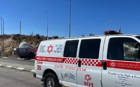 بالفيديو - عملية دهسٍ بالقرب من مفترق جفعات أساف في رام الله