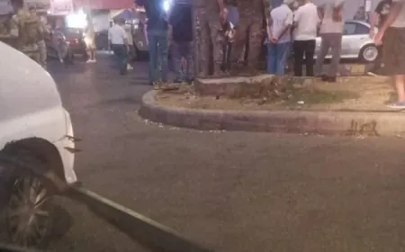 قطع طريق ساحة النور من قبل العساكر المتقاعدين طرابلس