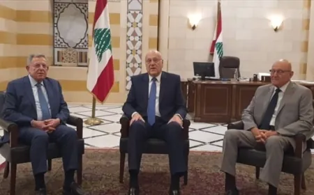 ميقاتي التقى في السرايا الحكومية الرئيسان فؤاد السنيورة وتمام سلام