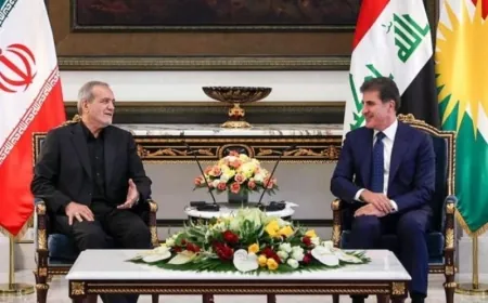 بارزاني يرفض استخدام أراضي كردستان ضد إيران