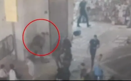 بالفيديو - لحظة تنفيذ عملية الطعن في باب العامود بالقدس القديمة