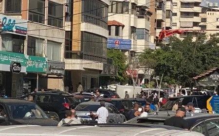 بالفيديو - حدث أمني في ‎الضاحية وسقوط عدد من الاصابات