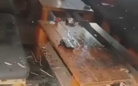 بالفيديو - قرب مستشفى جبل عامل في صور