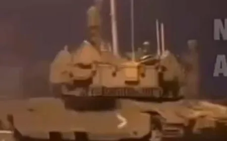 بالفيديو - حشود دبابات ميركافا تتجه نحو الحدود اللبنانية.