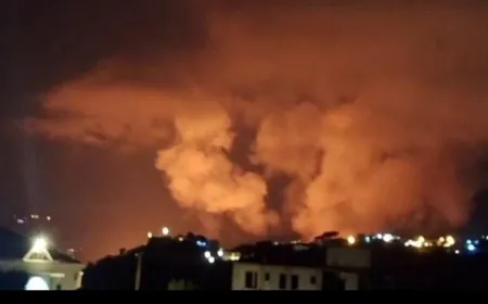 بالفيديو - 36 غارة جوية شنها الطيران الحربي الاسرائيلي