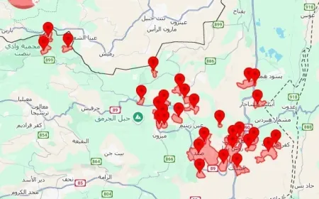 رشقة صاروخية ضخمه جدا من جنوب لبنان تجاه كل الجليل الشرقي وصفد وسهل الحولة