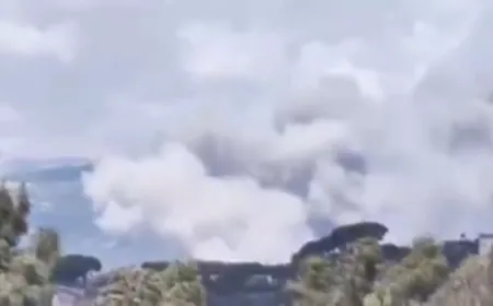 بالفيديو - سلسلة غارات عنيفة على ‎جنوب_لبنان خلال الدقائق الماضية