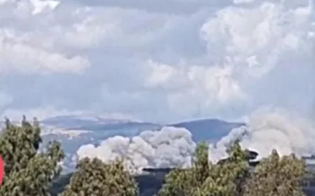 بالفيديو - سلسلة غارات عنيفة تستهدف مرتفعات عرمتى