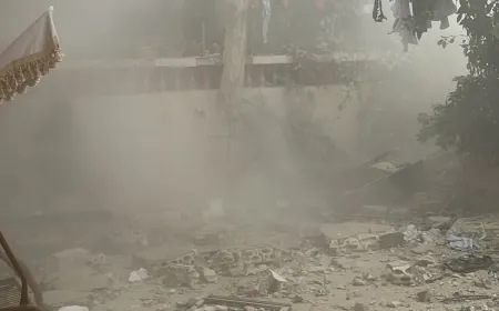 بالفيديو - غارة على طريق حبوش