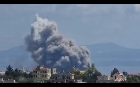 بالفيديو - استمرار الغارات العنيفة على جنوب لبنان