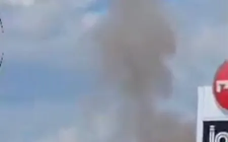 بالفيديو - سقوط عدد كبير من الصواريخ في الجليل الاسفل