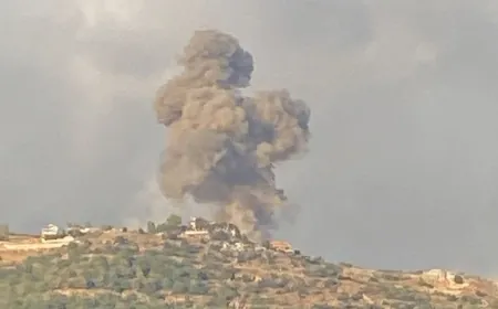 بالفيديو - غارة على العاقورة