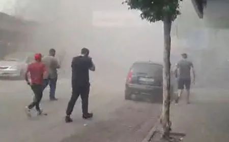 بالفيديو - غارة إسرائيلية على الغبيري مقابل عساف