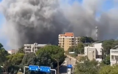 بالفيديو - الغارة الاسرائيلية التي استهدفت منطقة المعيصرة في فتوح كسروان