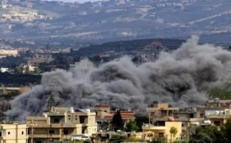 غارة إسرائيلية على بلدة ⁧‫الأنصار‬⁩ البقاعية