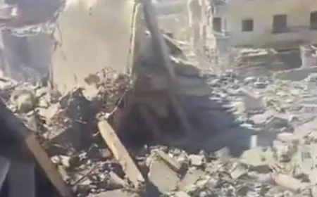 بالفيديو - آثار الدمار الذي خلفته الغارة الإسرائيلية على بلدة ‎تول