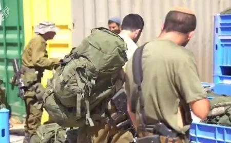 بالفيديو - وصول لواءي الاحتياط في جيش الاحتلال "عتصيوني" و"الناحال الشمالي" إلى الحدود الشمالية مع لبنان