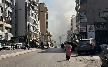 *معلومات اولية عن استهداف الضاحية الجنوبية طريق صيدا القديمة جانب كنيسة مار مخايل