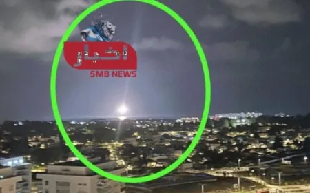انفجار هائل في نهاريا جراء هجوم من لبنان