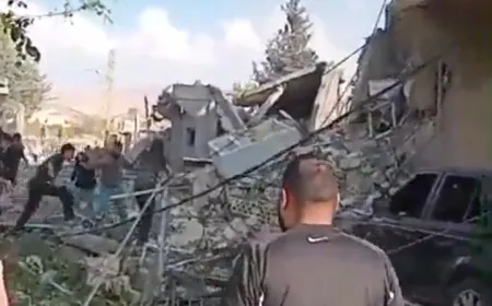 بالفيديو -دمار كبير  في ‎بعلبك سببتها الغارات الجوية