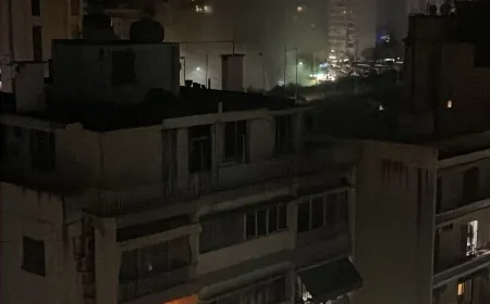 العدو الإسرائيلي يشن غارة عنيفة على ‎بيروت بالقرب من منطقة ‎الكولا