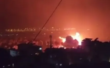 بالفيديو -مشاهد من الغارات العنيفة على الضاحية الجنوبية