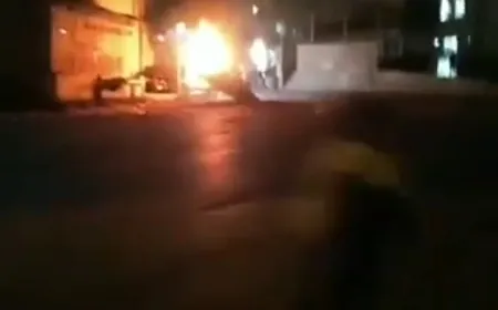 بالفيديو - صاروخ يسقط في الاردن في منطقة سحاب