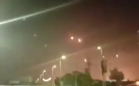 بالفيديو -انفجارات ضخمة في قواعد عسكرية للاحتلال؛ بعد سقوط الصـ ــواريخ الإيــ ـرانية.